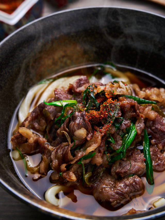 Beef Udon Noodle Soup