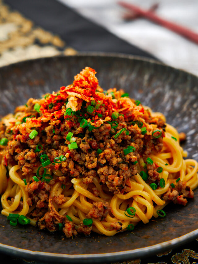 Tantanmen Spicy Ramen (Soupless)