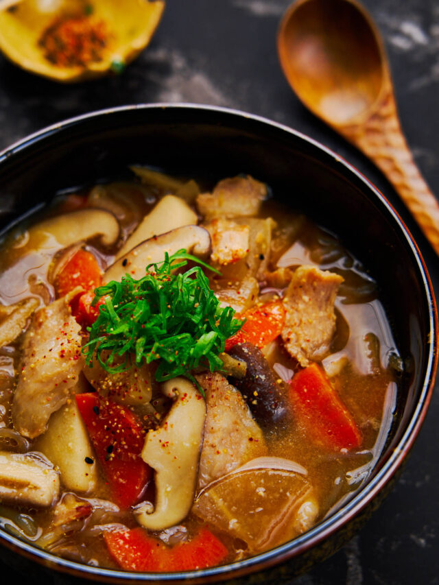 Tonjiru (Japanese Pork Soup)